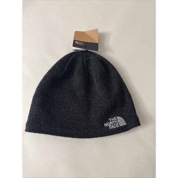The North Face Jim Beanie Black Heather Cap Beanie NWT Unisex - Picture 1 of 8